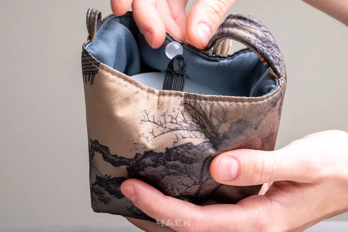 Мешочек для посуды «Деревня» № 1