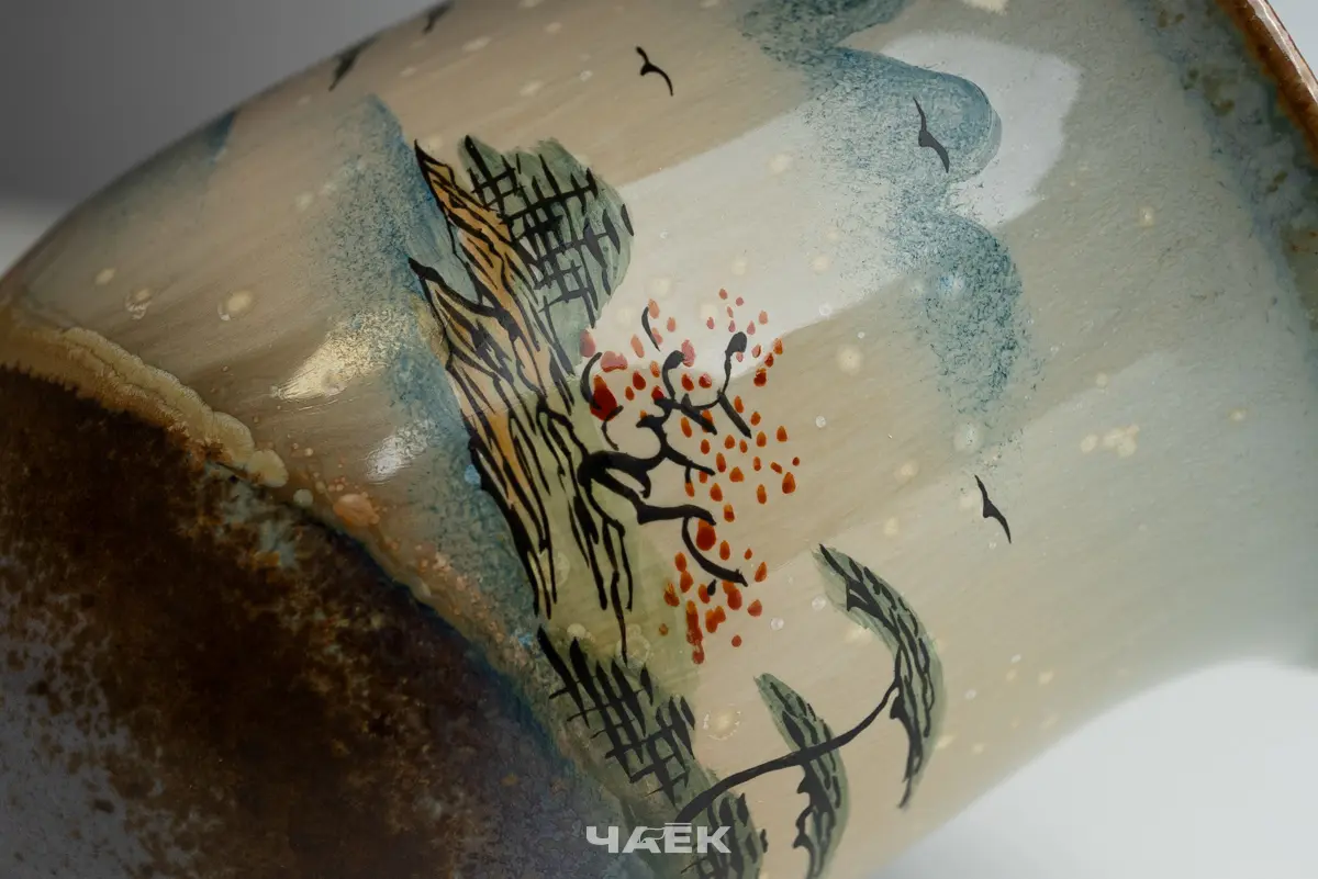 Пиала № 574, керамика Цзиндэчжэнь, 130 мл