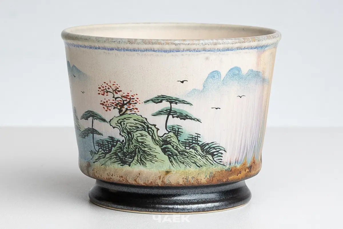 Пиала № 554, керамика Цзиндэчжэнь, 129 мл