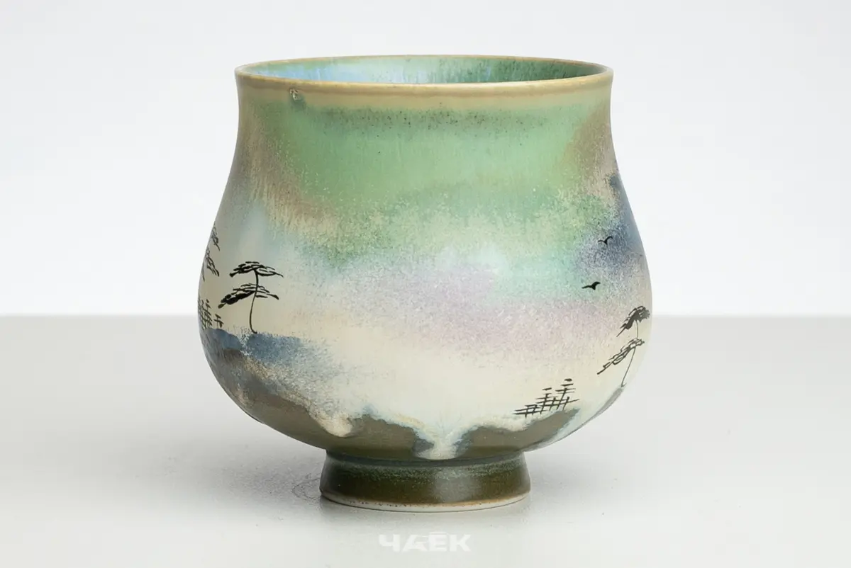 Пиала № 636, керамика Цзиндэчжэнь, 90 мл