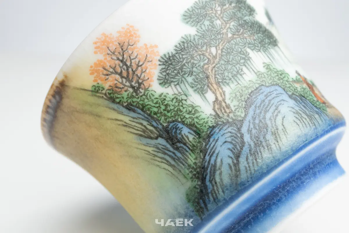 Пиала № 530, керамика Цзиндэчжэнь, 70 мл