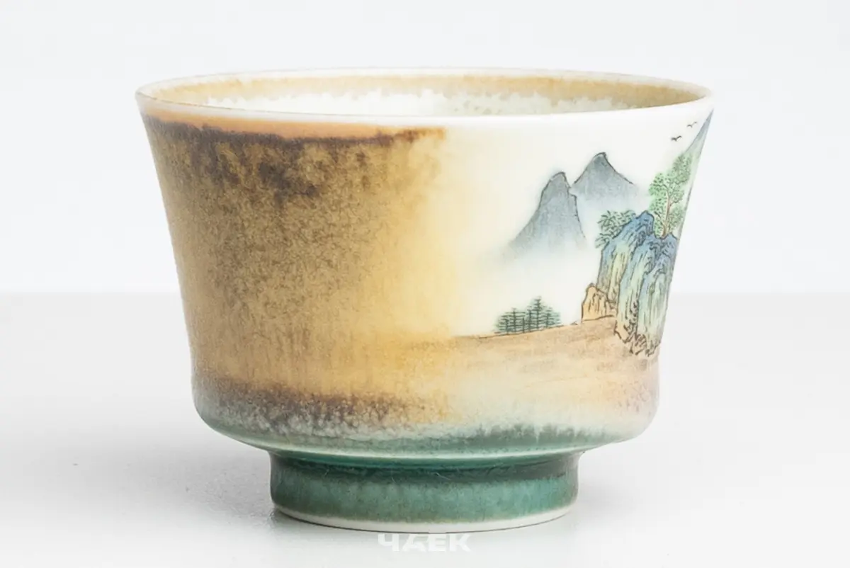Пиала № 529, керамика Цзиндэчжэнь, 60 мл