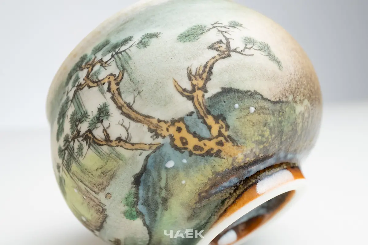 Пиала № 532, керамика Цзиндэчжэнь, 75 мл