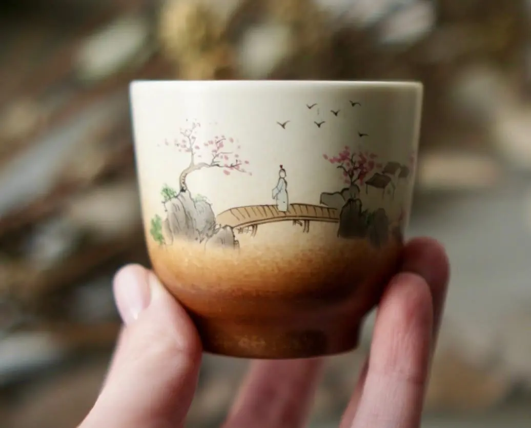 Пиала № 28, керамика Цзиндэчжень, 89 мл