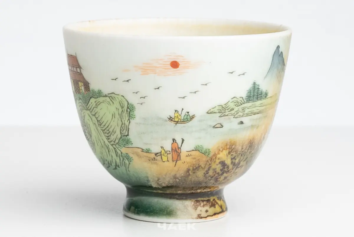 Пиала № 534, керамика Цзиндэчжэнь, 70 мл