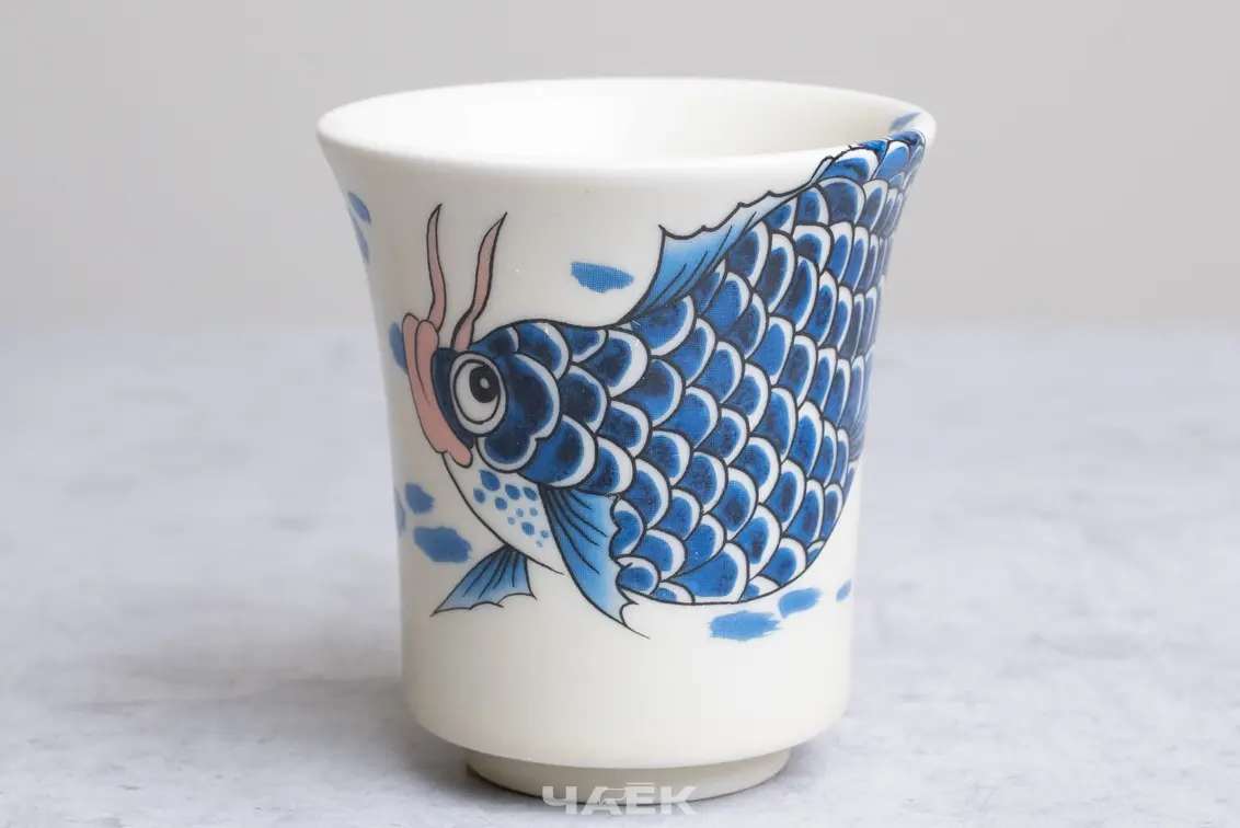 Пиала «Рыба» № 345, керамика, 77 мл