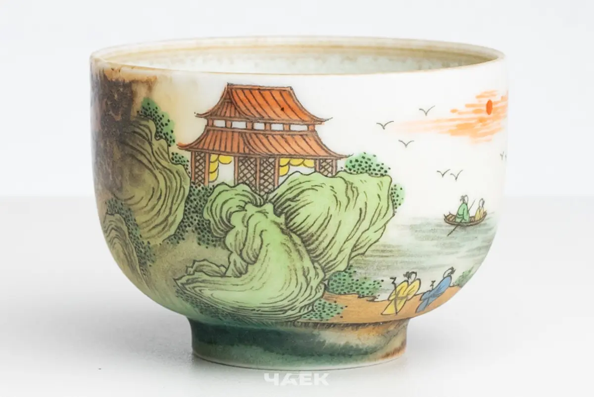 Пиала № 510, керамика Цзиндэчжэнь, 76 мл