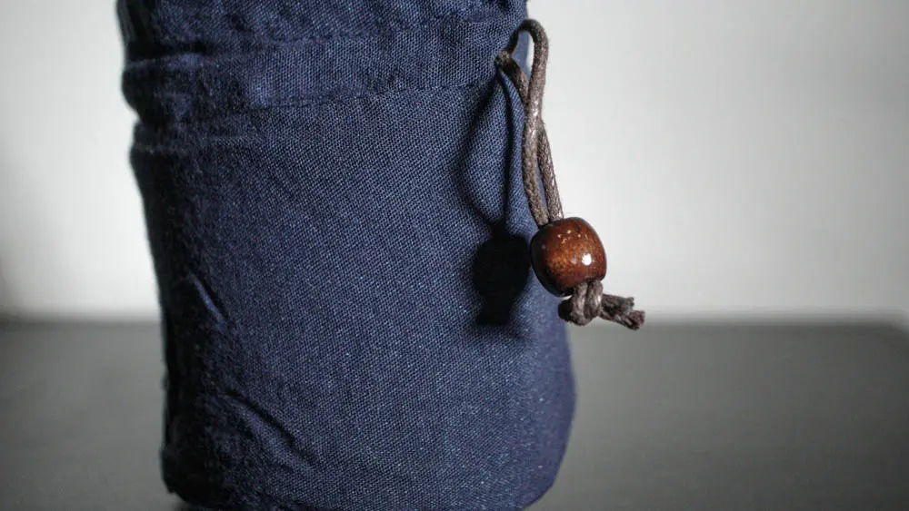 Мешочек для чайной посуды синий