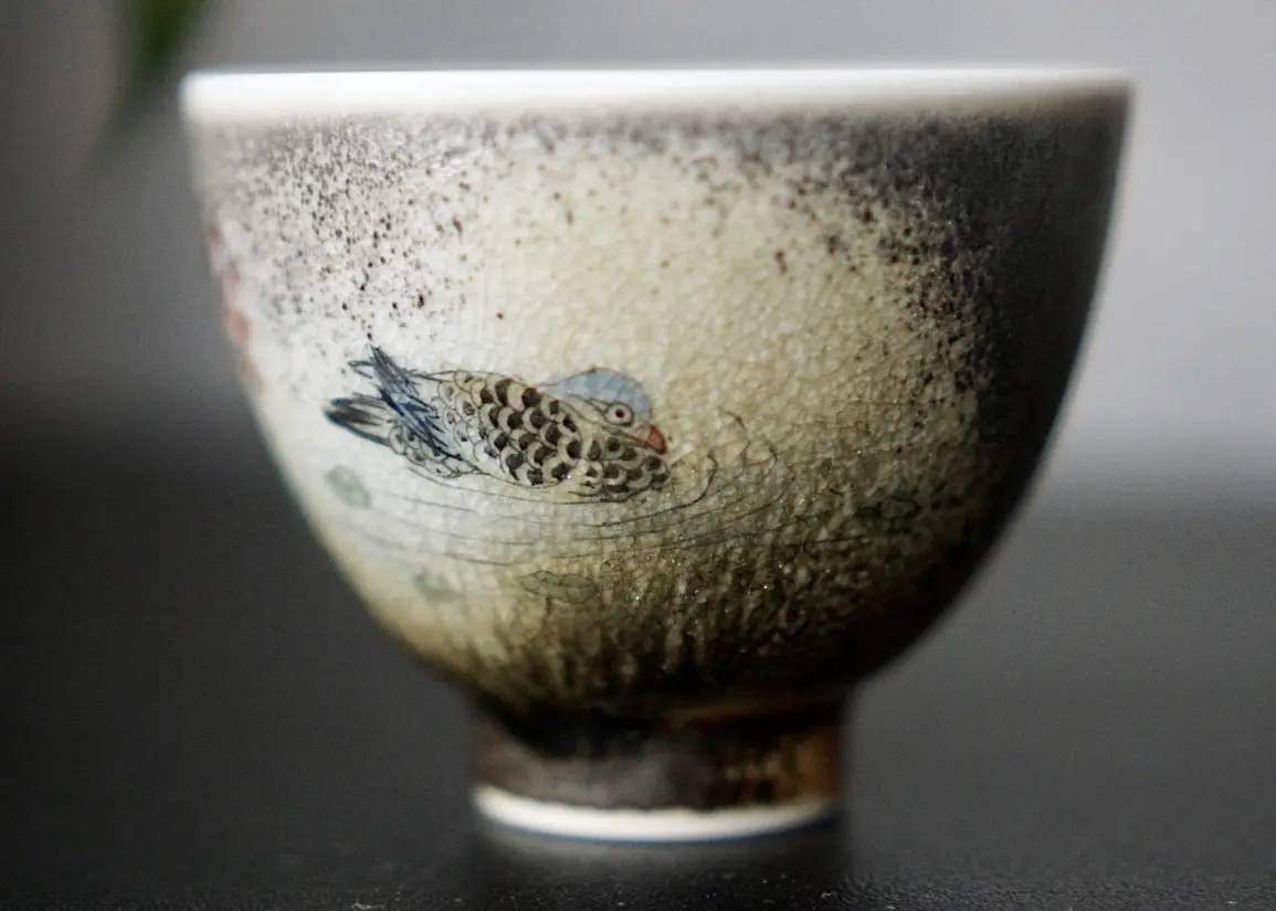 Пиала «Мандаринка» № 80, керамика Цзиндэчжэнь, 85 мл