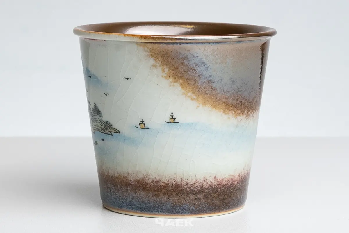 Пиала № 566, керамика Цзиндэчжэнь, 111 мл