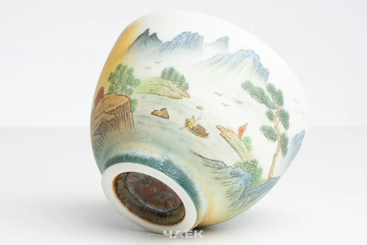 Пиала № 525, керамика Цзиндэчжэнь, 75 мл