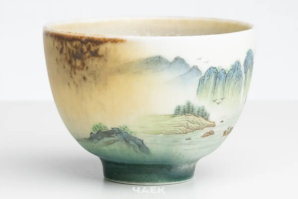 Пиала № 517, керамика Цзиндэчжэнь, 70 мл