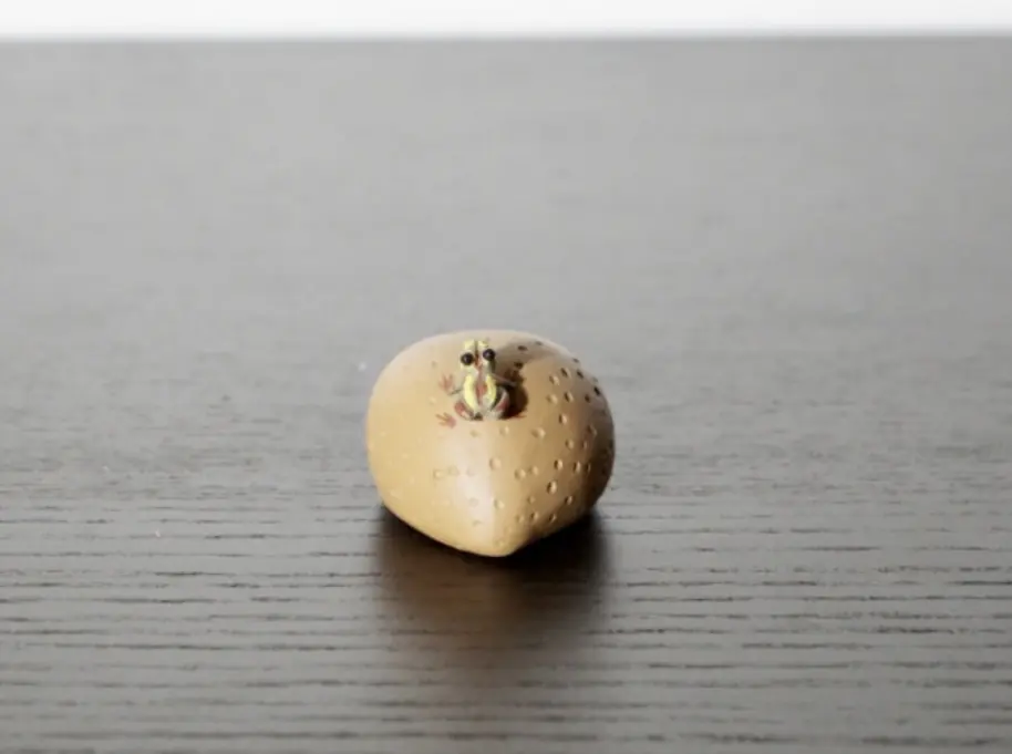 Чайная фигурка «Лягушка» № 7, исинская глина