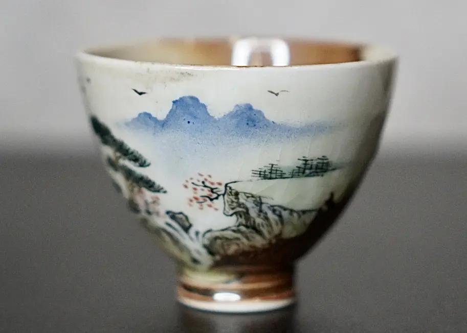 Пиала «Утёс» № 82, керамика Цзиндэчжэнь, 78 мл