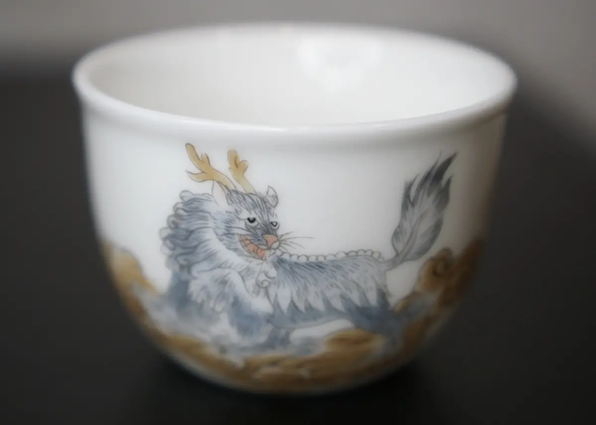 Пиала «Цилинь» № 31, фарфор Цзиньдэчжень, 130 мл