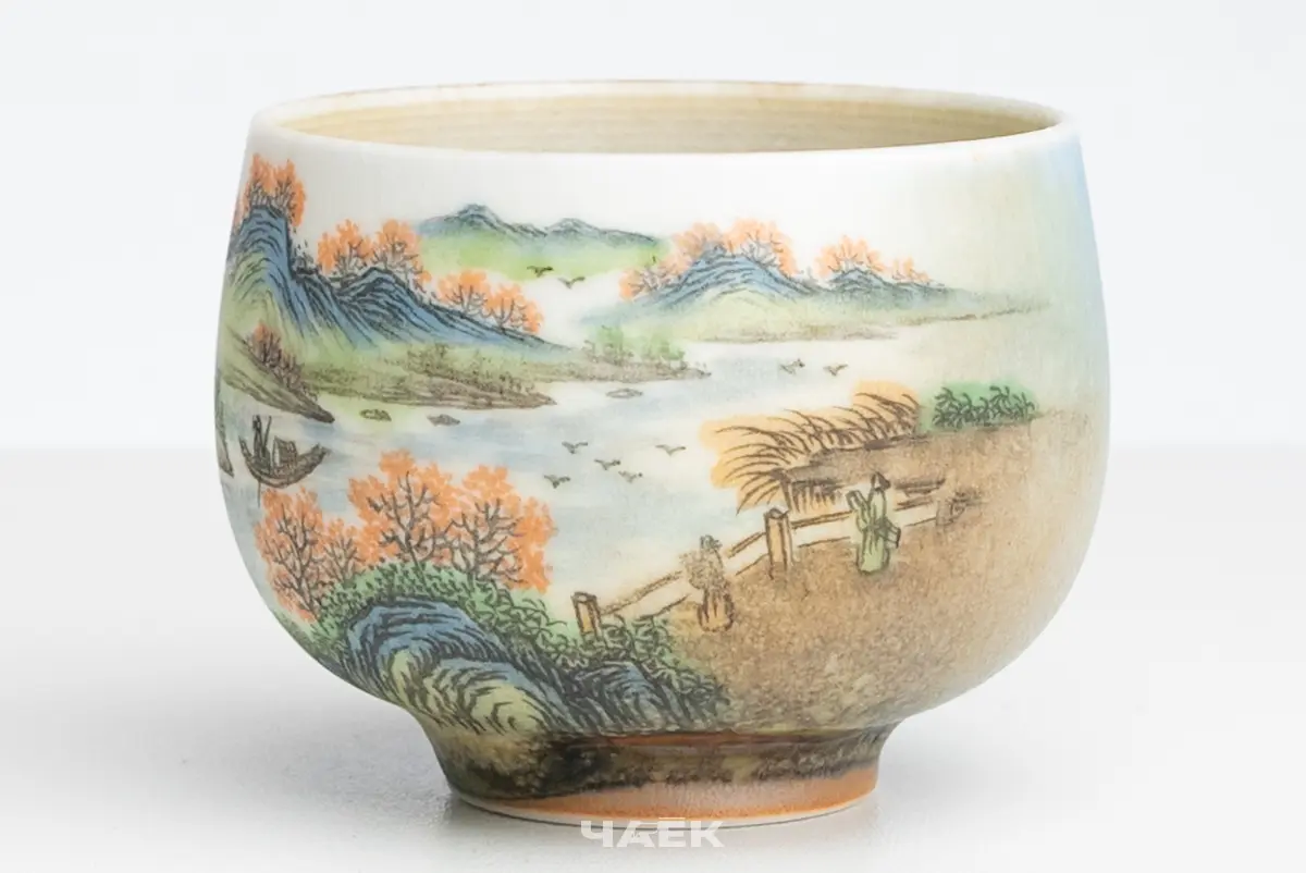 Пиала № 519, керамика Цзиндэчжэнь, 75 мл