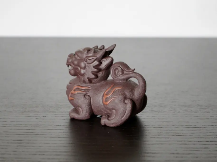 Чайная фигурка «Дракон» № 1, исинская глина