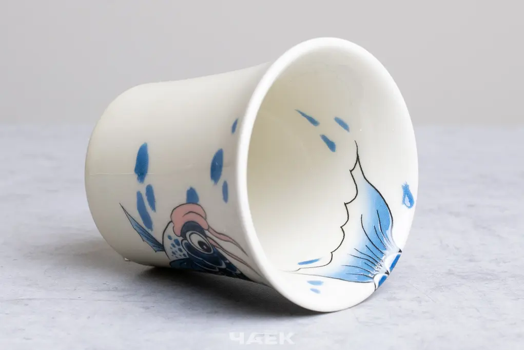 Пиала «Рыба» № 345, керамика, 77 мл