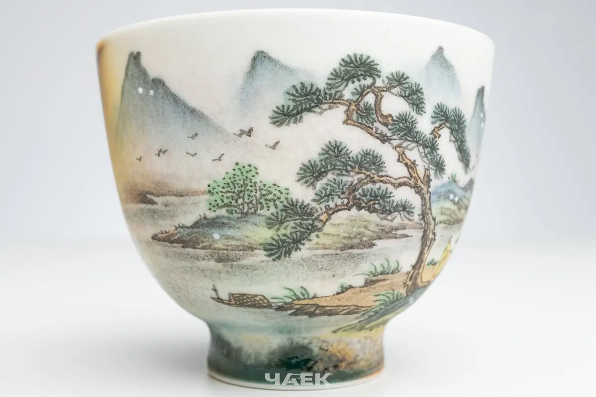 Пиала № 535, керамика Цзиндэчжэнь, 80 мл