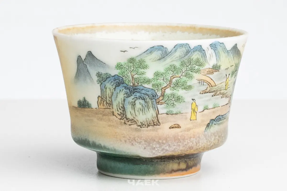 Пиала № 529, керамика Цзиндэчжэнь, 60 мл