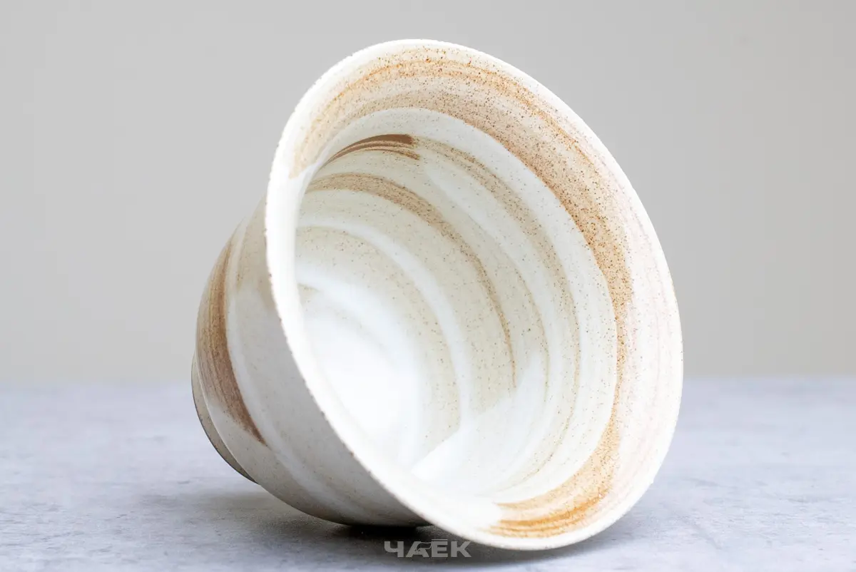 Пиала № 129 «Карамельный чизкейк», керамика, 95 мл