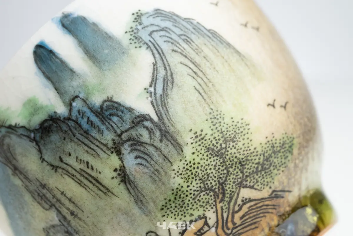 Пиала № 515, керамика Цзиндэчжэнь, 80 мл