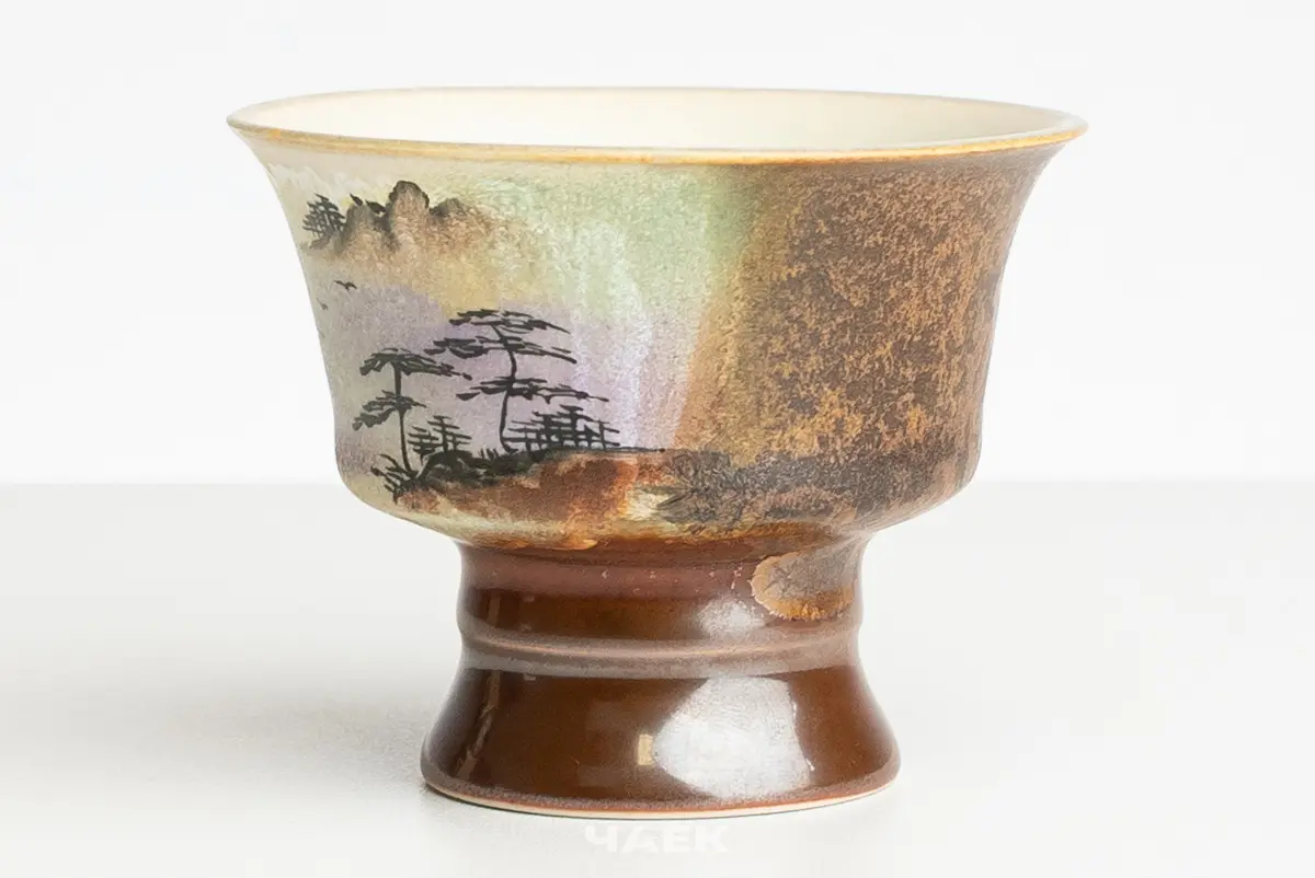 Пиала № 586, керамика Цзиндэчжэнь, 50 мл