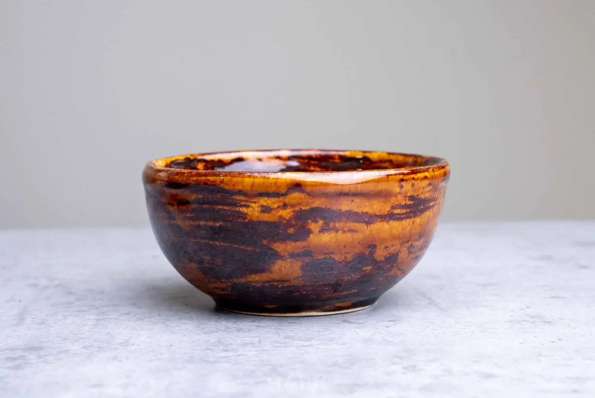 Пиала № 69 «Огненная», керамика, 100 мл