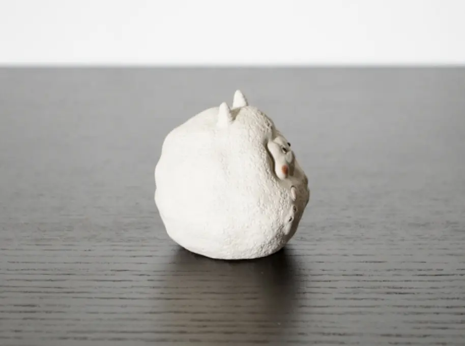 Чайная фигурка «Барашек» № 1, исинская глина