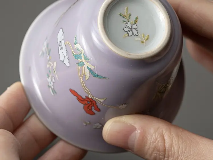 Походный чайный набор № 14 «Люкс», сиреневый