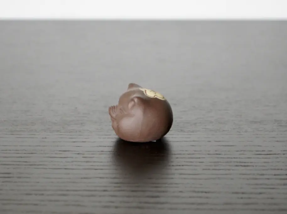 Чайная фигурка «Свинка» № 6, исинская глина