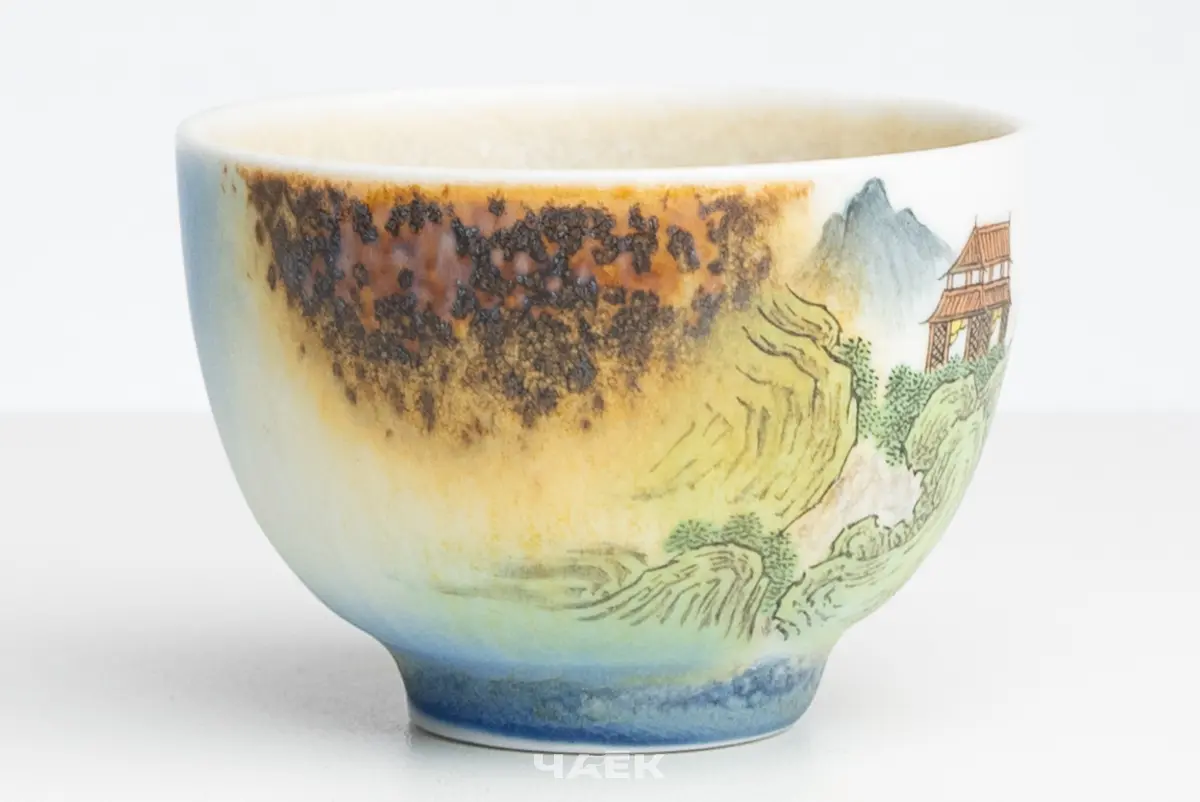 Пиала № 522, керамика Цзиндэчжэнь, 65 мл