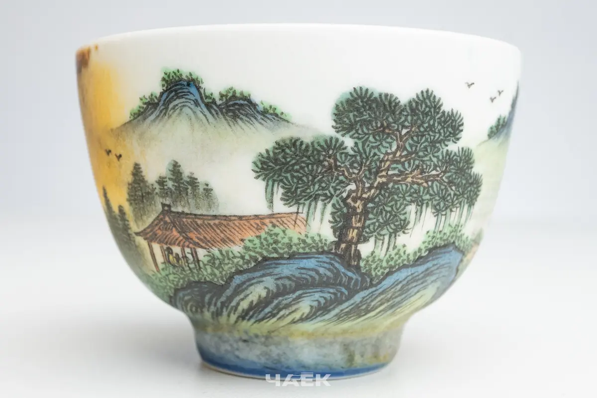 Пиала № 518, керамика Цзиндэчжэнь, 65 мл