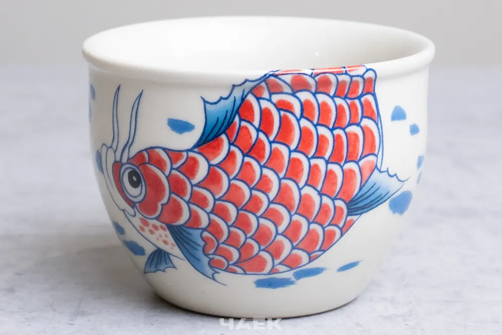 Пиала «Рыба» № 342, керамика, 110 мл