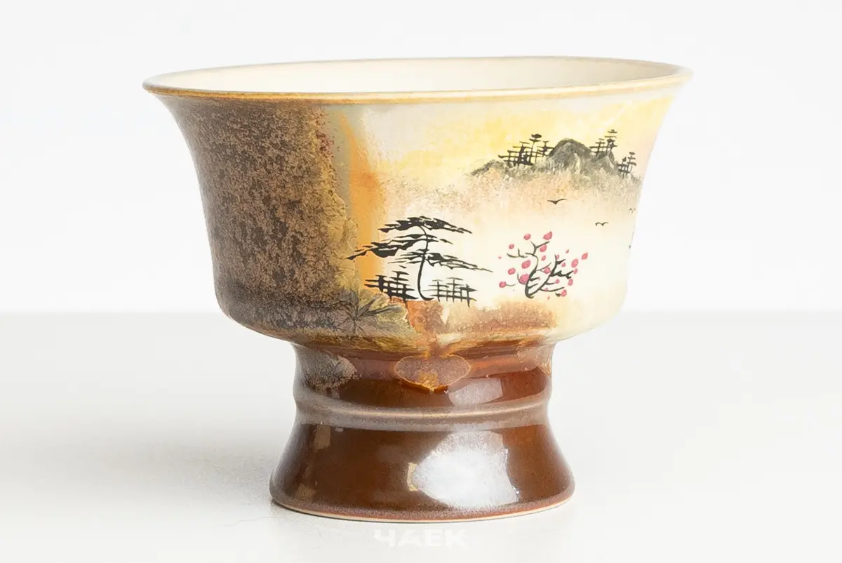 Пиала № 587, керамика Цзиндэчжэнь, 50 мл