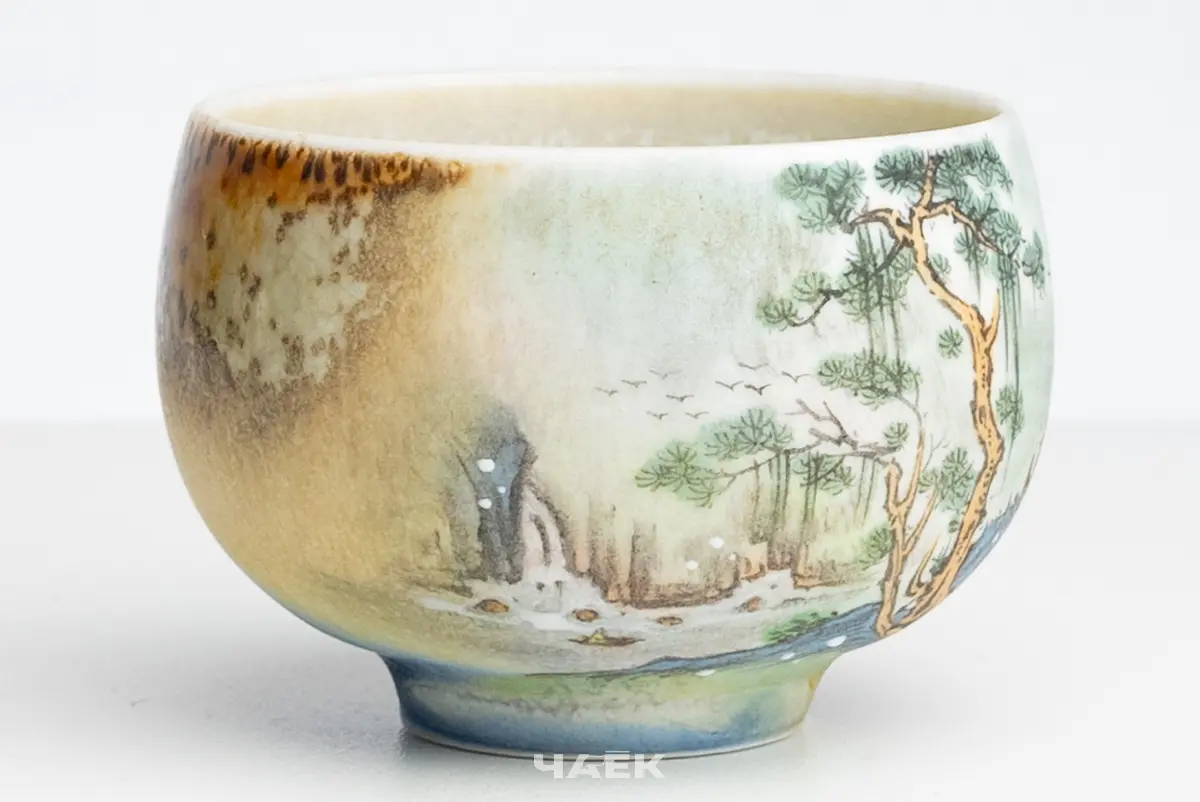 Пиала № 526, керамика Цзиндэчжэнь, 75 мл