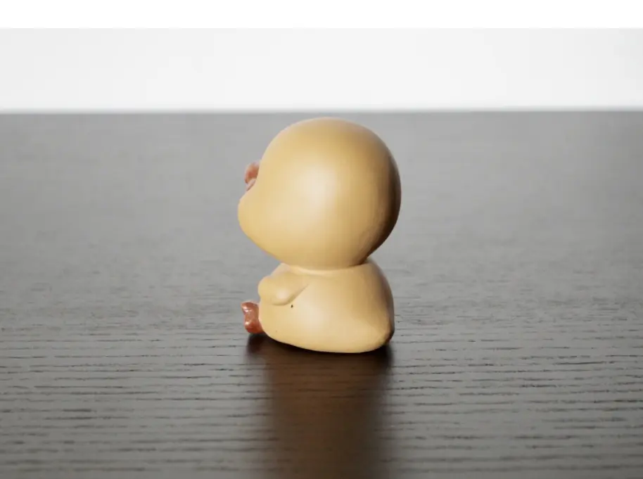 Чайная фигурка «Утёнок» № 1, исинская глина