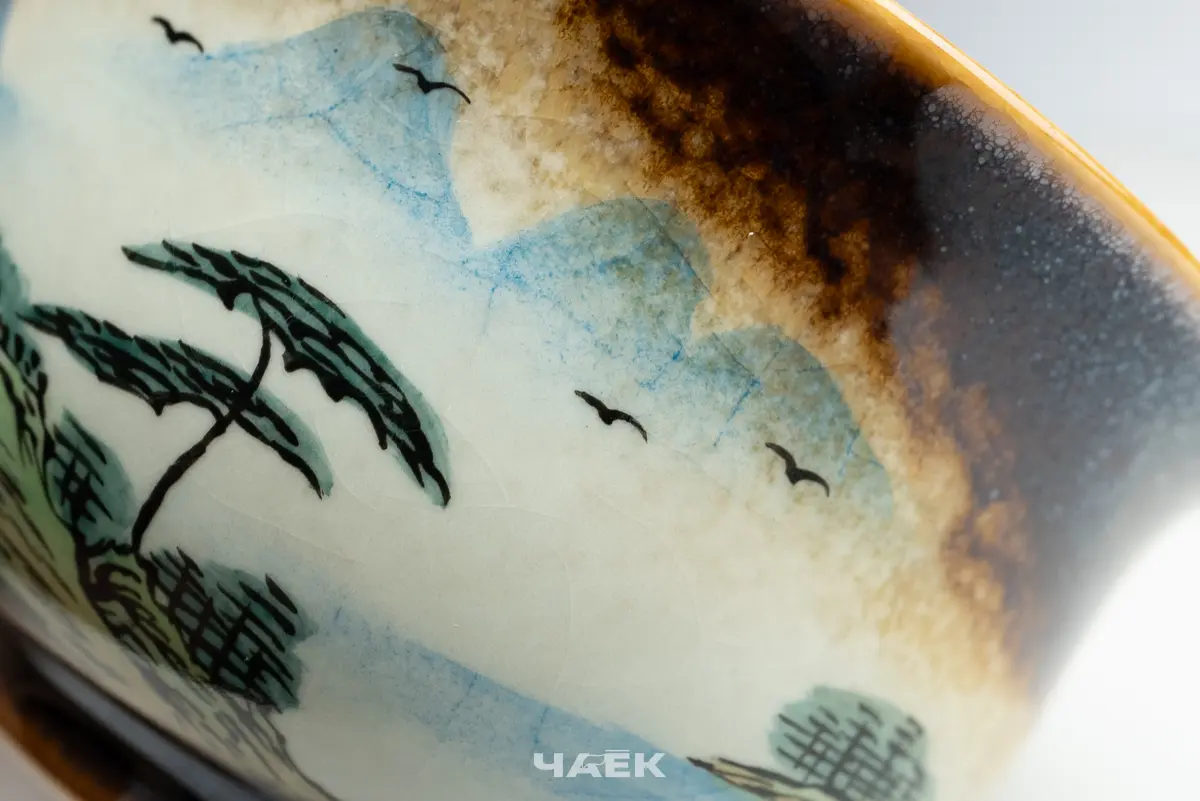 Пиала № 609, керамика Цзиндэчжэнь, 110 мл