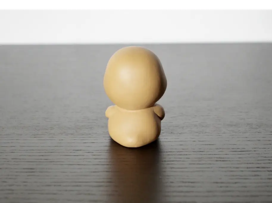 Чайная фигурка «Утёнок» № 1, исинская глина