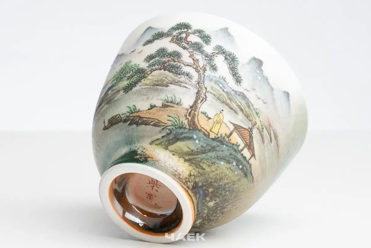 Пиала № 535, керамика Цзиндэчжэнь, 80 мл