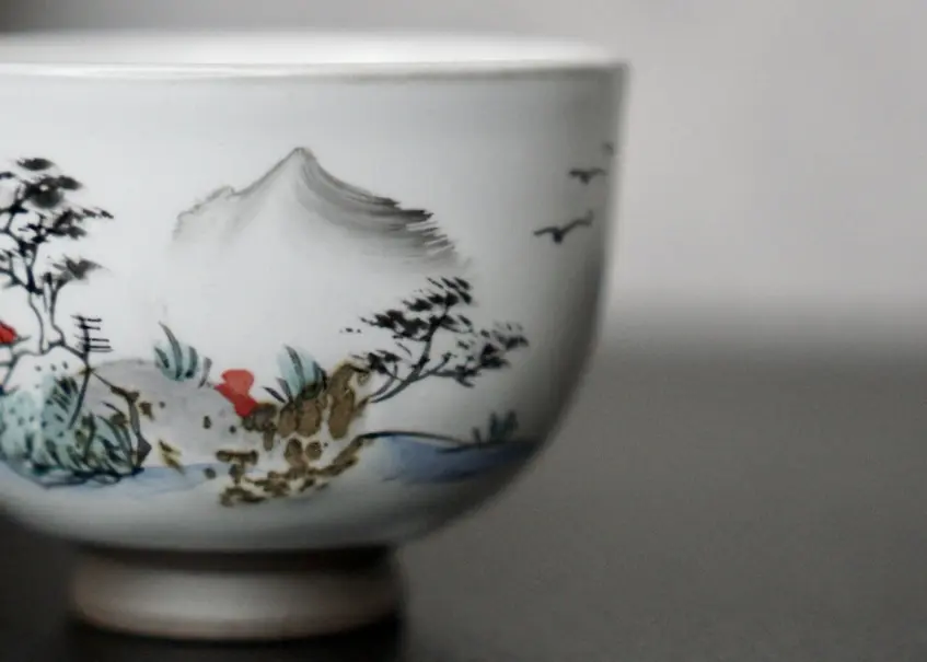 Пиала № 48, керамика Дэхуа, 80 мл