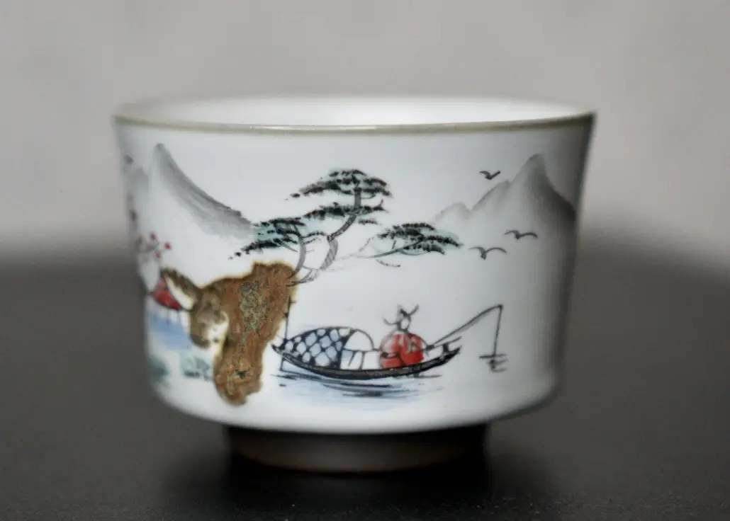 Пиала № 44, керамика Дэхуа, 95 мл