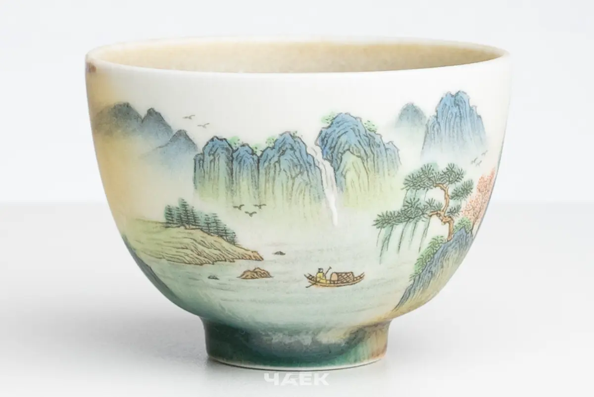 Пиала № 517, керамика Цзиндэчжэнь, 70 мл