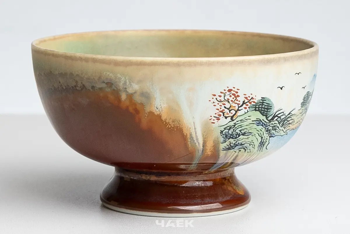 Пиала № 542, керамика Цзиндэчжэнь, 84 мл