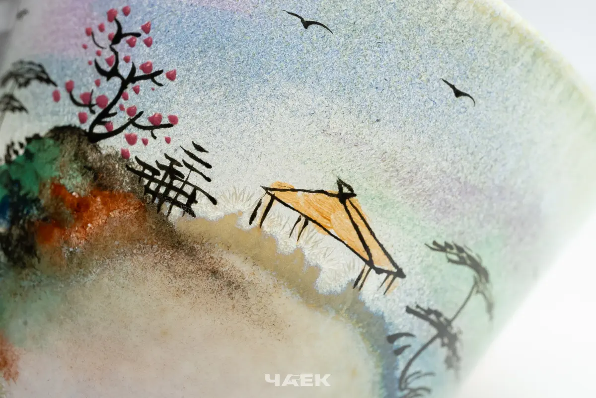 Пиала № 608, керамика Цзиндэчжэнь, 110 мл