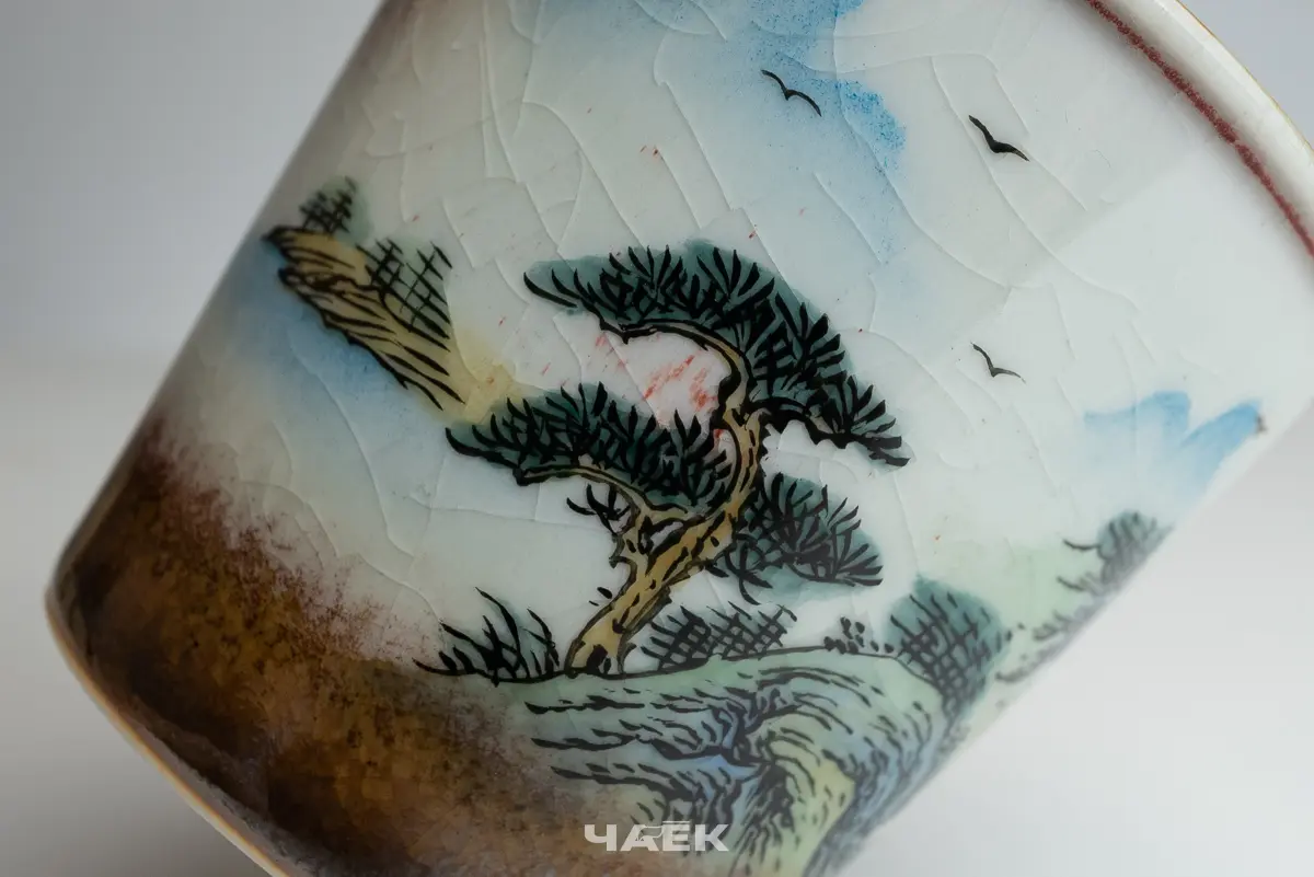 Пиала № 566, керамика Цзиндэчжэнь, 111 мл