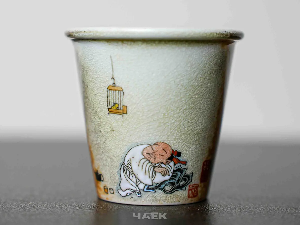 Пиала № 312, керамика Цзиндэчжэнь, 56 мл