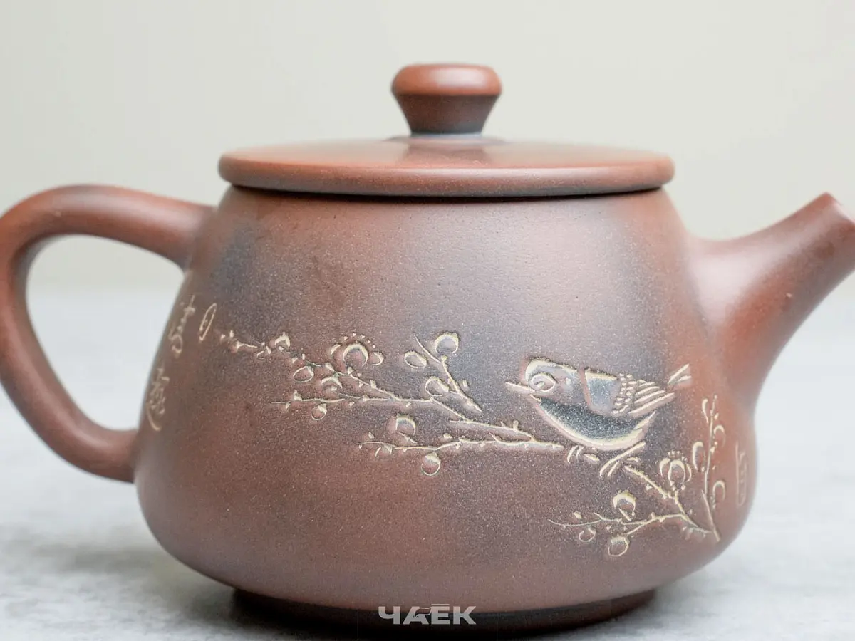 Чайник из Гуанси № 167, керамика Циньчжоу, 117 мл