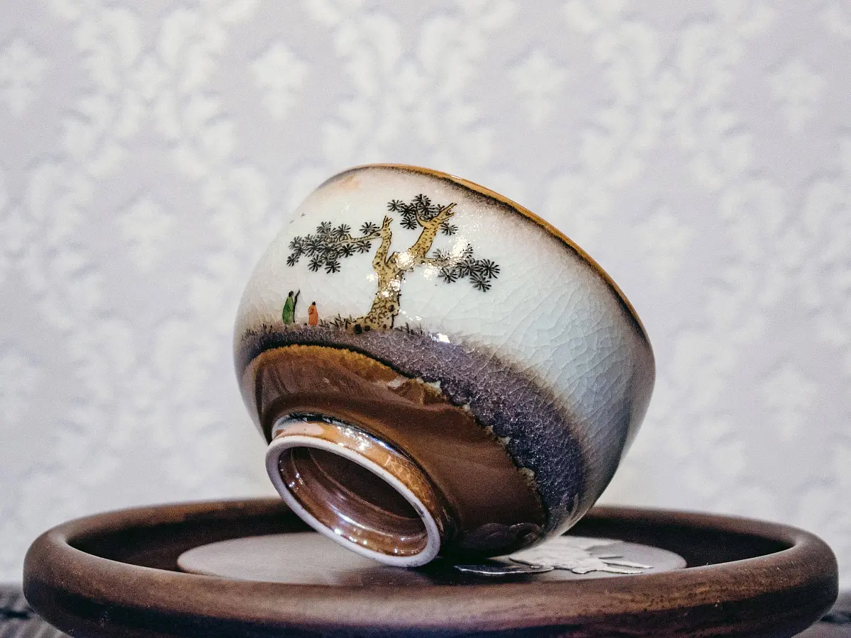 Пиала 198, керамика Цзиндэчжень, 110 мл