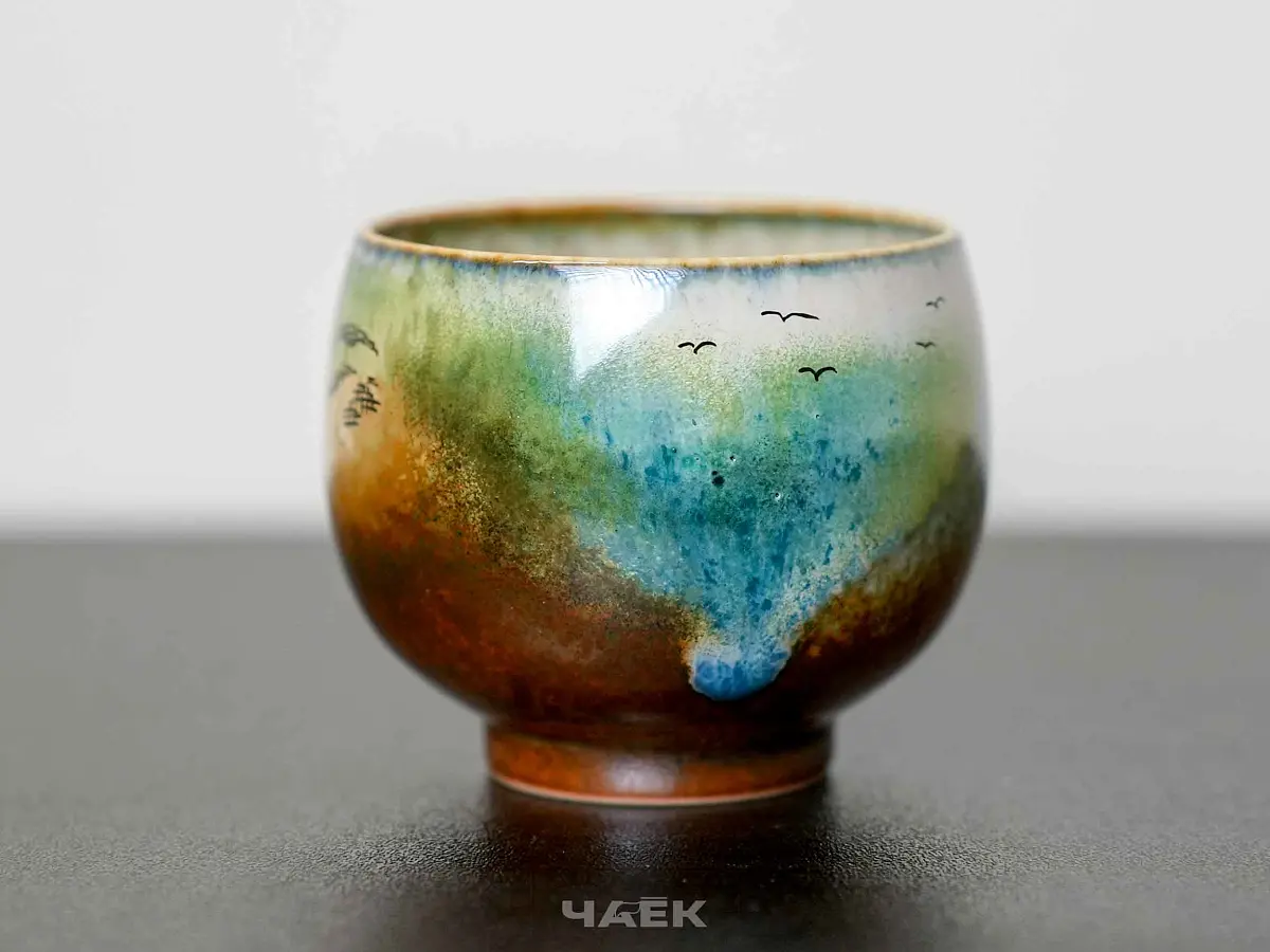 Пиала № 261, керамика Цзиндэчжэнь, 110 мл